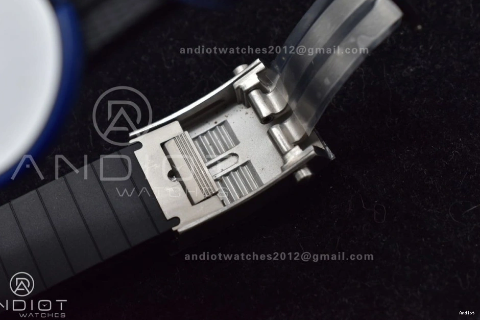 RG SuperOcean Best Strap 42 A2824 Automatic Black Rubber Edition Dial SS on Black BLSF 1:1 0211